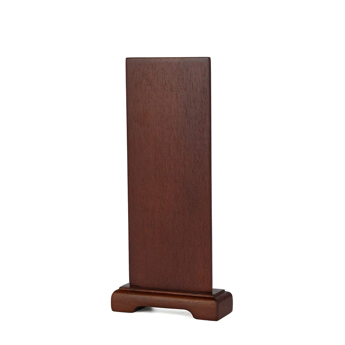 Toshikobo Fudo Myoo Stand Hanging Scroll Wooden Frame 20x9cm Walnut- Japan Figure Store - #1 Bring To You The Best Japanese Goods