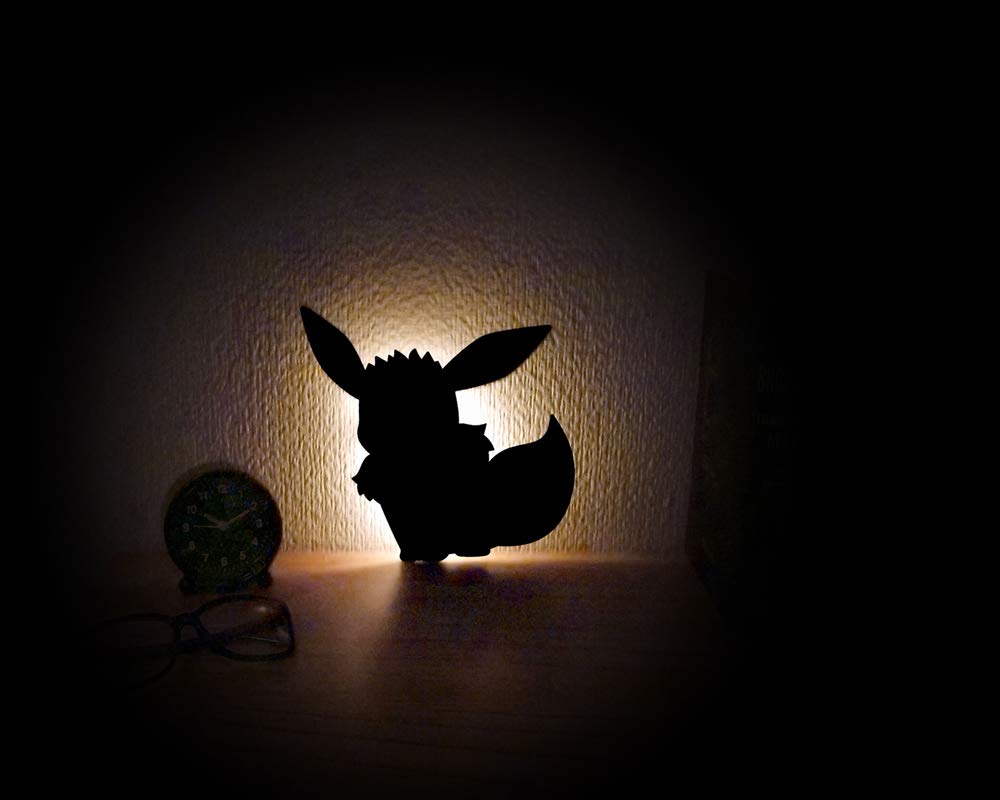 Led Wall Light Eevee Osuwari Pokémon- Japan Figure Store - #1 Bring To You The Best Japanese Goods
