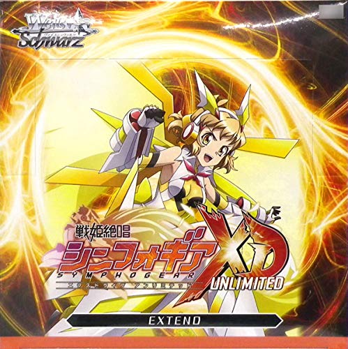 Bushiroad Senki Zesshou Symphogear Xd Unlimited Extend Weiss Schwarz Trading Card Game Booster Box- Japan Figure Store - #1 Bring To You The Best Japanese Goods