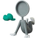 MEDICOM Udf Tom And Jerry Series 3 Tom Head In The Shape Of The Pan And Jerry In The Vinyl Hose Figure- Japan Figure Store - #1 Bring To You The Best Japanese Goods