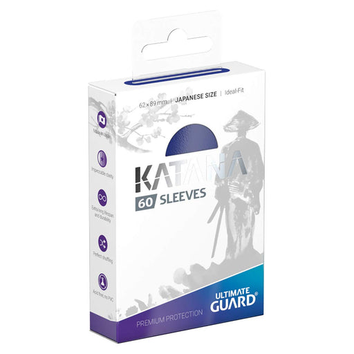 Ultimate Guard Katana Sleeves Japanese Size Blue X 60 Set- Japan Figure Store - #1 Bring To You The Best Japanese Goods