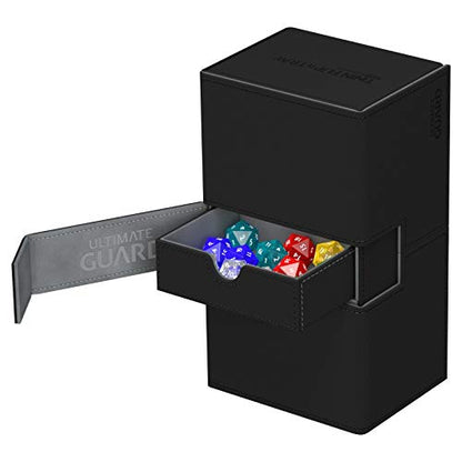 Ultimate Guard 200 Card Twin Flip N Tray Xenoskin Black Deck Case- Japan Figure Store - #1 Bring To You The Best Japanese Goods