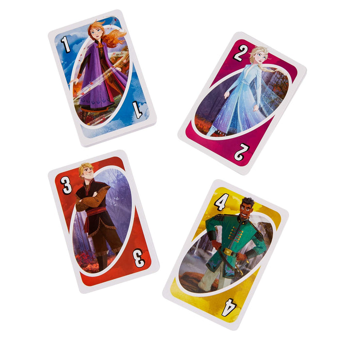 Mattel Uno Frozen 2 Game with Special Force of Nature Rule Card Gkd76- Japan Figure Store - #1 Bring To You The Best Japanese Goods