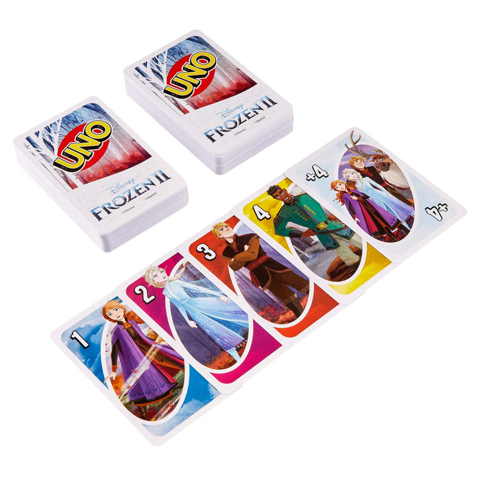 Mattel Uno Frozen 2 Game with Special Force of Nature Rule Card Gkd76- Japan Figure Store - #1 Bring To You The Best Japanese Goods