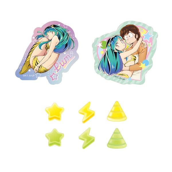 BANDAI CANDY Urusei Yatsura Die Cut Stickers 12Pcs Box Candy Toy- Japan Figure Store - #1 Bring To You The Best Japanese Goods