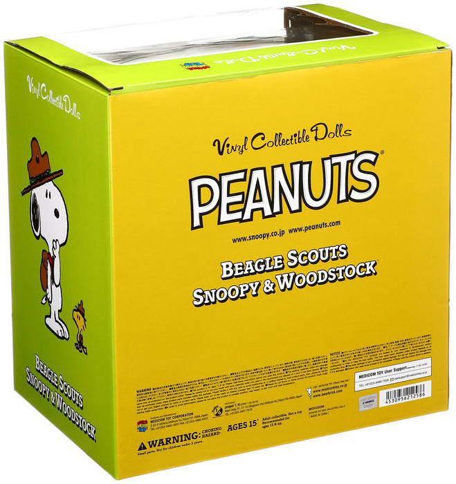 MEDICOM Vcd-258 Beagle Scout Snoopy And Woodstock Vinyl Figure- Japan Figure Store - #1 Bring To You The Best Japanese Goods