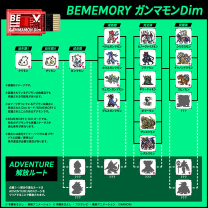 Dim Card Gammamon Vital Bracelet Bememory Digimon- Japan Figure Store - #1 Bring To You The Best Japanese Goods