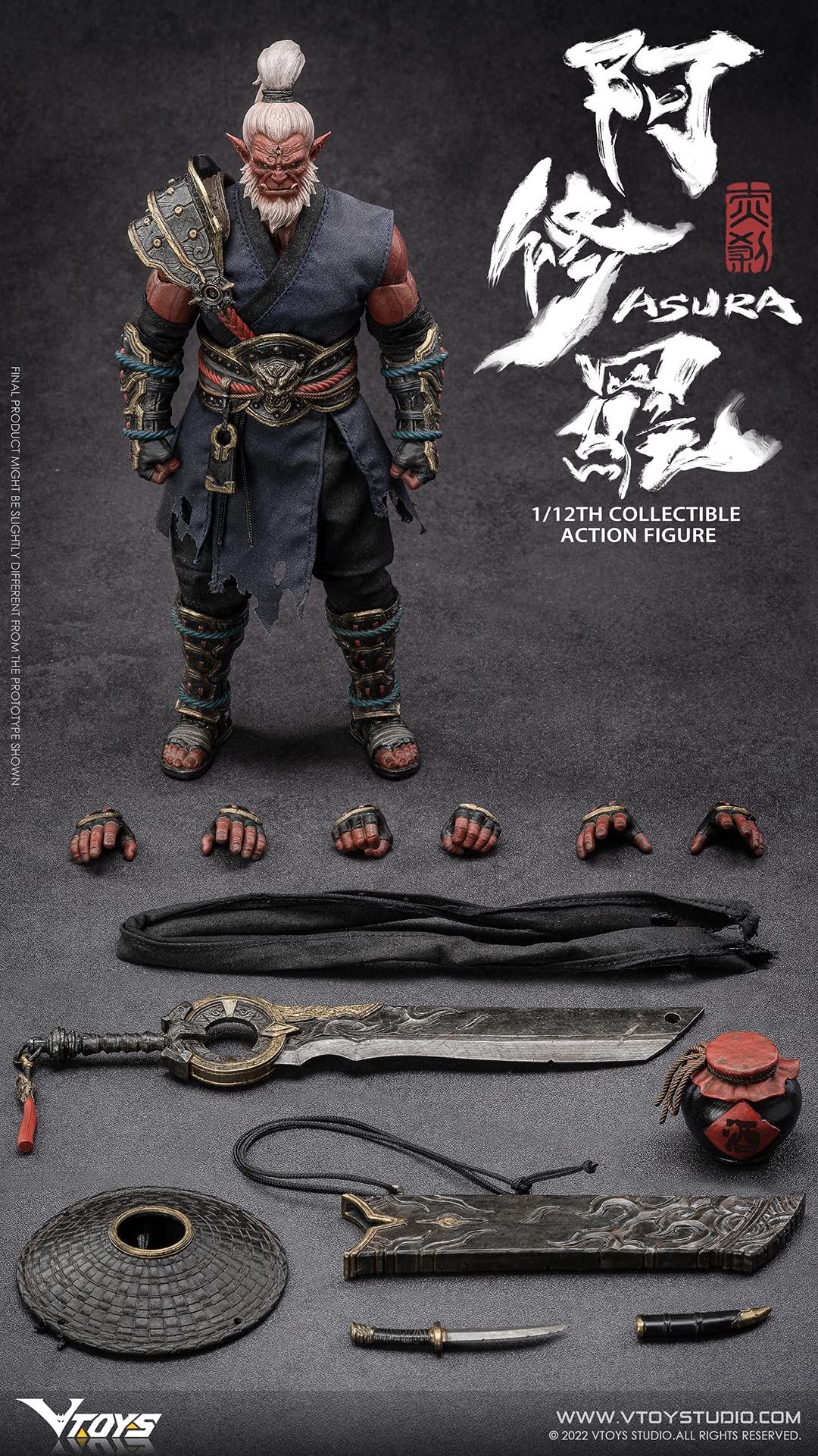 Vsd006 Asura Akaoni 1/12 VTOYS- Japan Figure Store - #1 Bring To You The Best Japanese Goods
