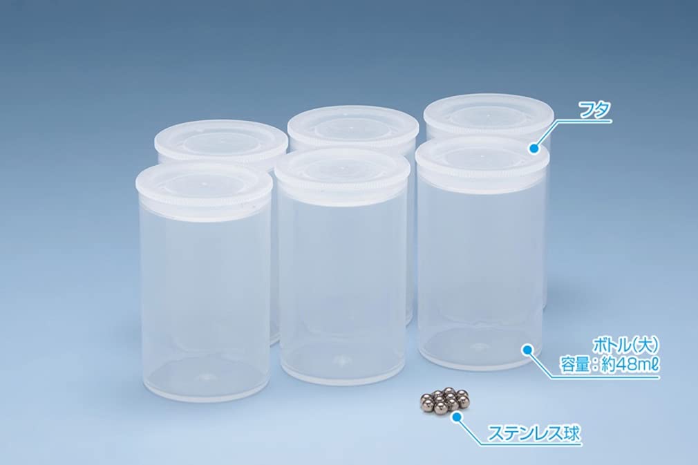 Wave Finish Products Series Press Lid Paint Bottle Large 48Ml/6 Pieces Plastic Model Painting Tools Of-069- Japan Figure Store - #1 Bring To You The Best Japanese Goods