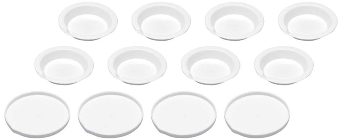 Wave White Paint Dish Basic Type 8 Pieces Japanese Painting Support Products- Japan Figure Store - #1 Bring To You The Best Japanese Goods