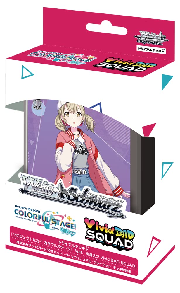 Bushiroad Weiss Schwarz Trial Deck Project Sekai Colorful Stage Feat Hatsune Miku Vivid Bad Squad- Japan Figure Store - #1 Bring To You The Best Japanese Goods