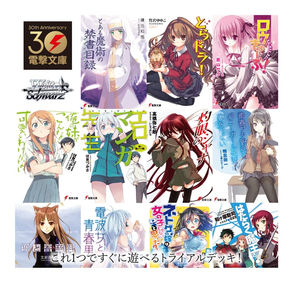 Bushiroad Weiss Schwarz Dengeki Bunko Weiss Side Trial Deck- Japan Figure Store - #1 Bring To You The Best Japanese Goods