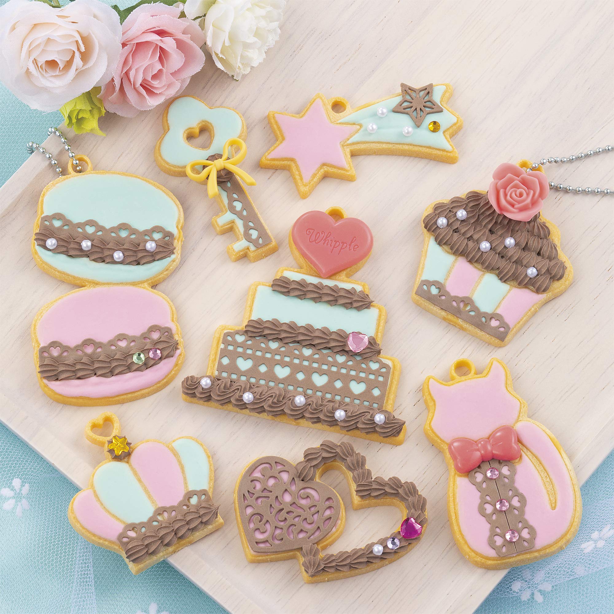 Epoch Whipple Pastry Chef Toy Set - Sugar Lace Cookie Decoration Set W-122 For Ages 8+- Japan Figure Store - #1 Bring To You The Best Japanese Goods