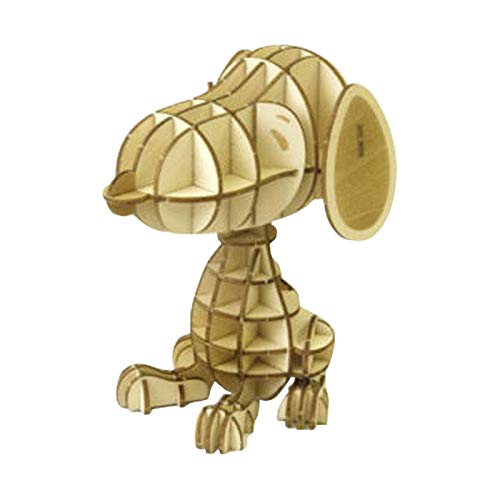 A-ZONE Wooden Art Ki-Gu-Mi Snoopy Card Stand- Japan Figure Store - #1 Bring To You The Best Japanese Goods