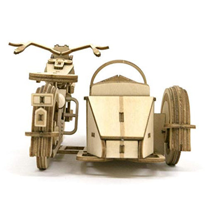 Wooden Puzzle Kigumi Classic Sidecar- Japan Figure Store - #1 Bring To You The Best Japanese Goods