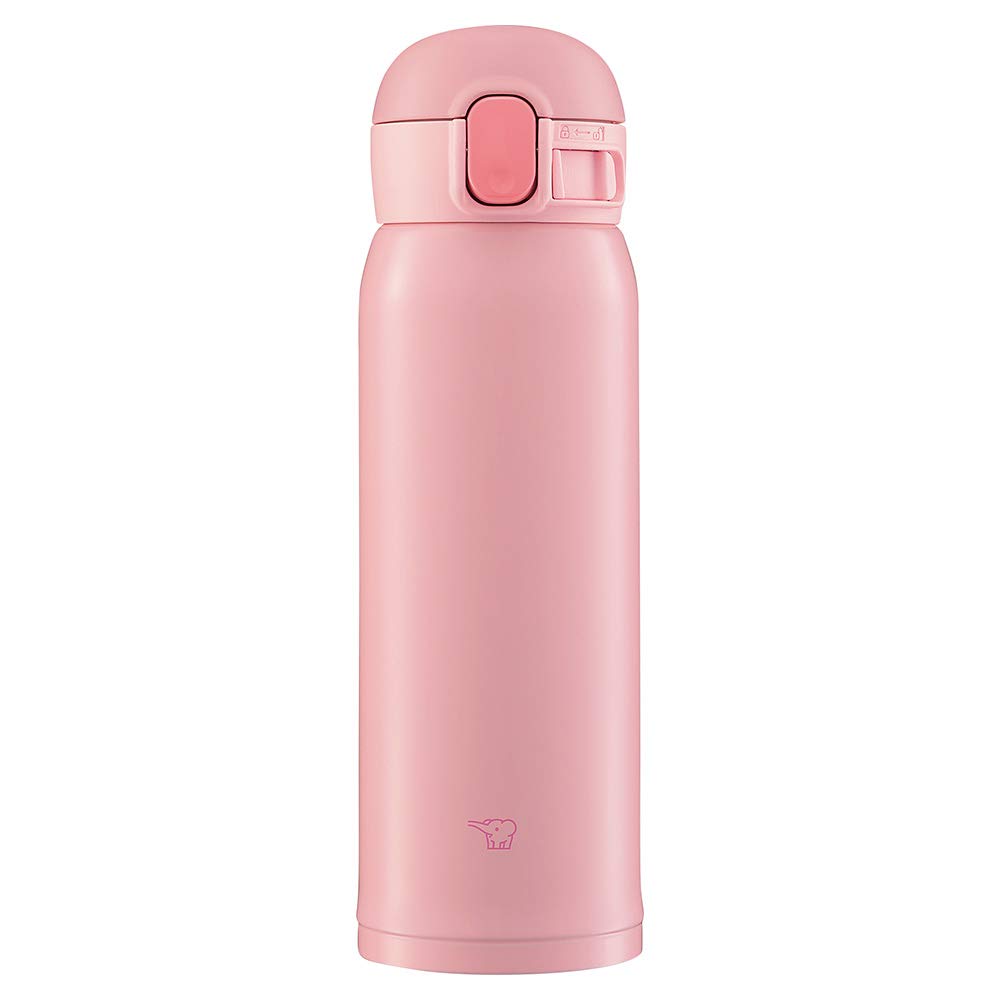 Zojirushi Water Bottle (Seamless One Touch): Peach Pink 480ml - Japanese Stainless Steel Bottle- Japan Figure Store - #1 Bring To You The Best Japanese Goods