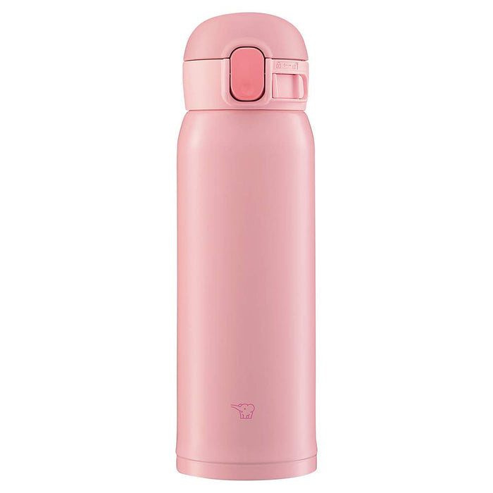 Zojirushi Water Bottle (Seamless One Touch): Peach Pink 480ml - Japanese Stainless Steel Bottle- Japan Figure Store - #1 Bring To You The Best Japanese Goods