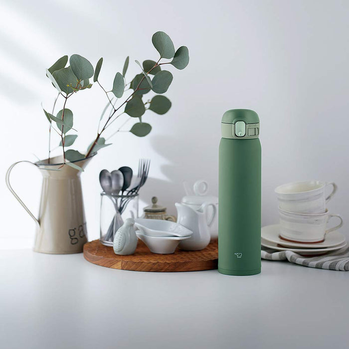 Zojirushi Sm-Wa60-Gd Stainless Mug Khaki 600ml Japanese Stainless Steel Vacuum- Japan Figure Store - #1 Bring To You The Best Japanese Goods
